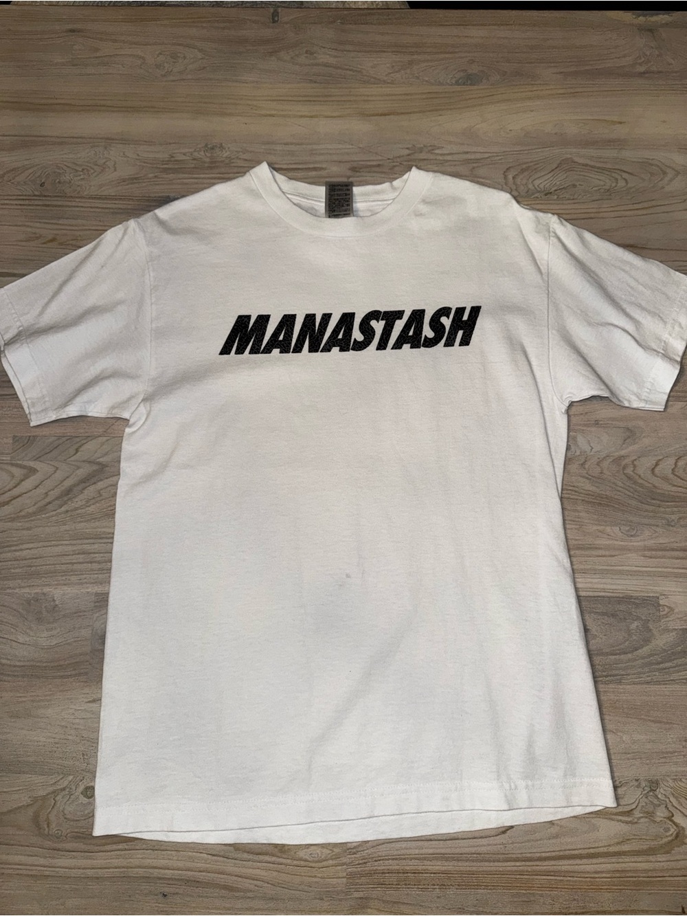 Men's White Logo Short-Sleeve Tee